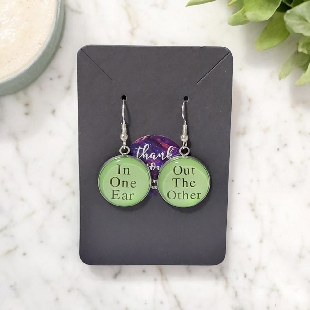 Humorous Statement Earrings - Picture 2 of 4